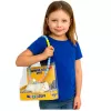LEAN TOYS Figura de gato blanco dormido sobre cojín con bolsa de pelo y sonidos