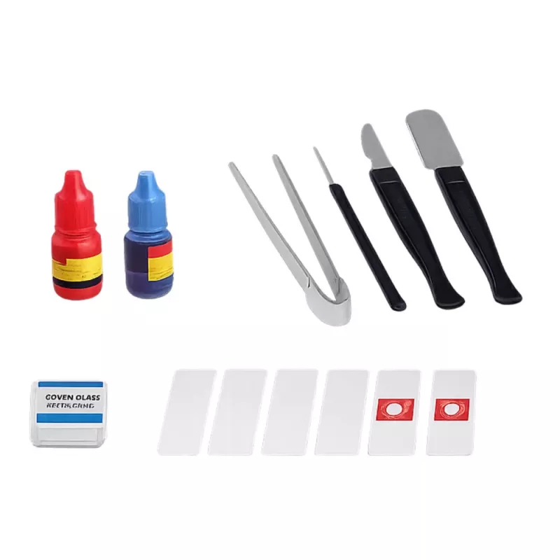 LEAN TOYS Microscopio educativo para niños con accesorios y aumento 300x - 1200x