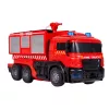 LEAN TOYS Coche robot de bomberos 2 en 1 teledirigido RC con luces, sonidos y agua