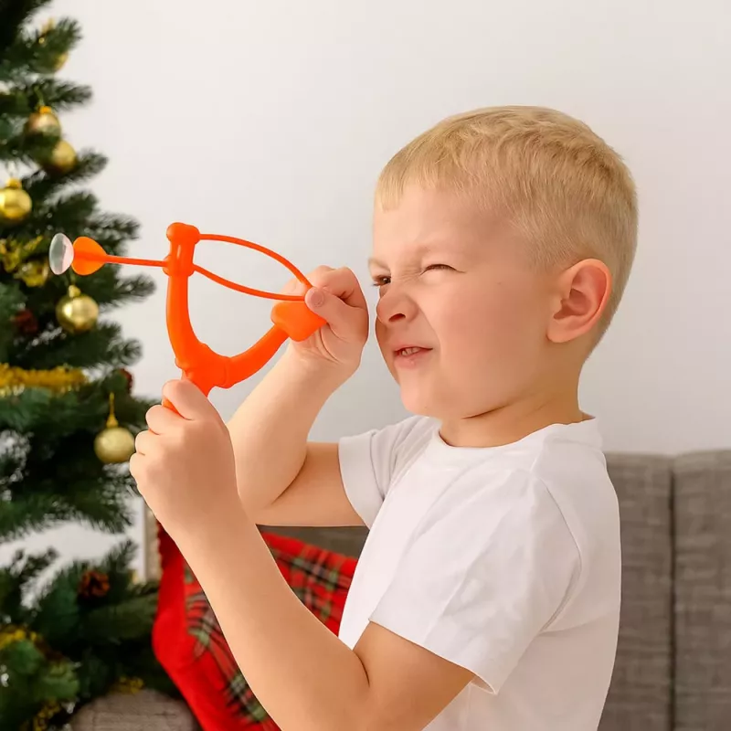 LEAN TOYS Set de juego de tiro juego de habilidad con flechas de ventosa 3 uds.