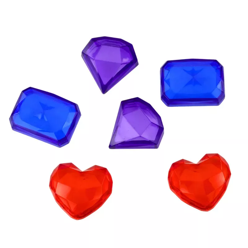 LEAN TOYS Set de cofres del tesoro para bucear y divertirse con el agua, marrón, 21 piezas