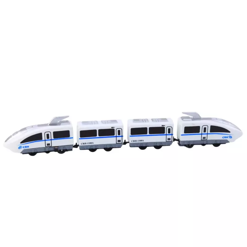 LEAN TOYS City Express Tren eléctrico expreso con ferrocarril de 13 piezas