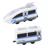 LEAN TOYS City Express Tren eléctrico expreso con ferrocarril de 13 piezas
