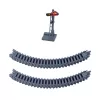 LEAN TOYS City Express Tren eléctrico expreso con ferrocarril de 13 piezas