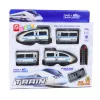 LEAN TOYS City Express Tren eléctrico expreso con ferrocarril de 13 piezas