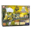 LEAN TOYS Tren clásico con dinosaurios, luces, sonidos y humo 39 uds.