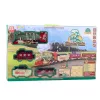 LEAN TOYS Tren eléctrico Classic Train con luces, sonidos y efecto de humo, 24 piezas