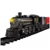 LEAN TOYS Set de tren eléctrico con locomotora, vagones y vías, luces y sonidos