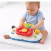 LEAN TOYS Simulador de conducción para niños pequeños – volante interactivo con luz y sonido