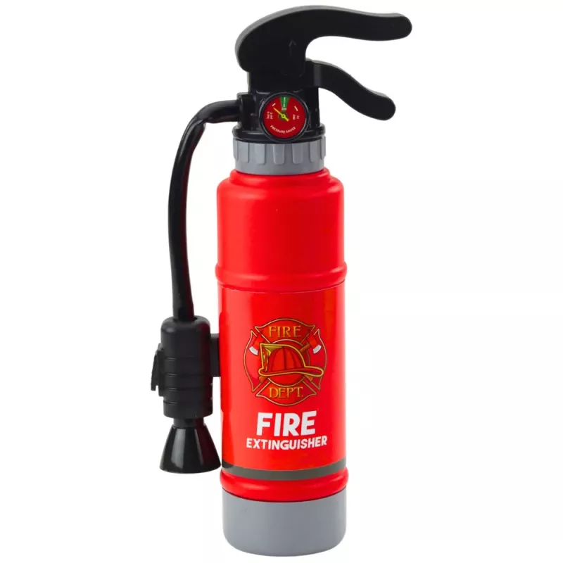 LEAN TOYS Extintor de juguete para pequeños bomberos con función de rociado de agua