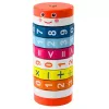 LEAN TOYS Rodillo matemático de aprendizaje para niños Nuka puzzle de contar - azul