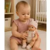LEAN TOYS Muñeca bebé, conjunto rosa, gorro, babero, 18 cm