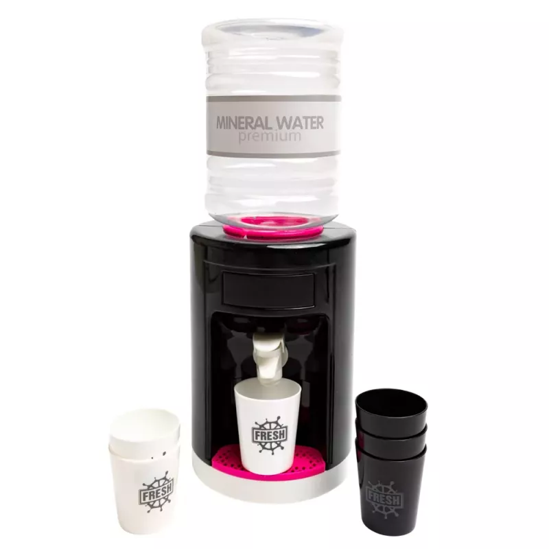 LEAN TOYS Dispensador de agua de juguete para niños con luz y sonido rosa