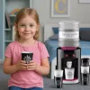 LEAN TOYS Dispensador de agua de juguete para niños con luz y sonido rosa