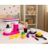LEAN TOYS Robot de cocina batidora de juguete para niños accesorios frutas