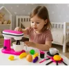 LEAN TOYS Robot de cocina batidora de juguete para niños accesorios frutas