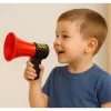 LEAN TOYS Megáfono de bombero interactivo para niños con efectos de sonido