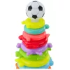 LEAN TOYS Puzzle piramidal educativo con pegatinas 13 niveles multicolor