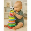 LEAN TOYS Puzzle piramidal educativo con pegatinas 13 niveles multicolor