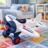 LEAN TOYS Set creativo DIY: avión con destornillador, policía con destornillador