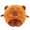 LEAN TOYS Pelota saltarina capibara de peluche creciente marrón bomba 50 cm