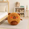LEAN TOYS Pelota saltarina capibara de peluche creciente marrón bomba 50 cm
