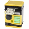 LEAN TOYS Caja fuerte electrónica cajero automático con luz y sonido, código PIN, dorado