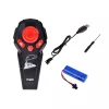 LEAN TOYS Locomotora teledirigida RC luces sonidos humo 22 piezas