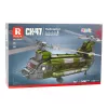 LEAN TOYS Set de bloques de construcción helicóptero militar CH-47 Chinook 1451 piezas