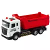 LEAN TOYS Camión volquete con cabina de metal, caja móvil, luces y sonidos