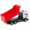 LEAN TOYS Camión volquete con cabina de metal, caja móvil, luces y sonidos