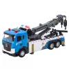 LEAN TOYS Camión grúa vehículo de remolque cabina de metal luces sonidos
