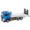LEAN TOYS Camión de transporte grúa con plataforma móvil, luces y sonidos