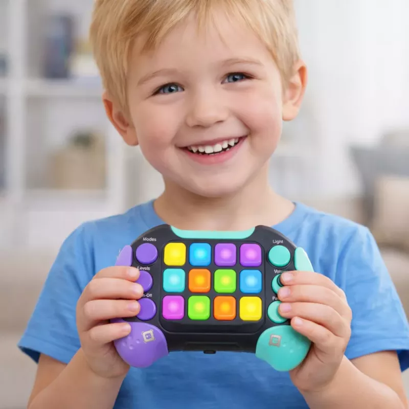 LEAN TOYS Consola de juegos educativa electrónica Arcade con 11 modos de juego