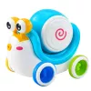 LEAN TOYS Tambor de caracol interactivo para montar, musical, educativo, azul