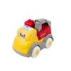 LEAN TOYS Set coches de ciudad para niños pequeños, propulsión, elementos móviles, luces, sonidos