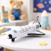 LEAN TOYS Nave espacial metal pull-back apertura blanca