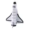 LEAN TOYS Nave espacial metal pull-back apertura blanca