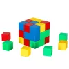 LEAN TOYS Set bloques magnéticos para niños puzzle multicolor 32 uds.