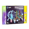 LEAN TOYS Bloques magnéticos espaciales pista de bolas personas luminosas 120 uds.