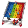 LEAN TOYS Bloques tablero arcoíris pista de bolas tobogán juego de atrapar bolas 477 uds.