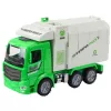 LEAN TOYS Camión de basura City luces sonidos verde