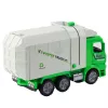 LEAN TOYS Camión de basura City luces sonidos verde