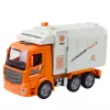 LEAN TOYS Camión de basura City luces sonidos naranja