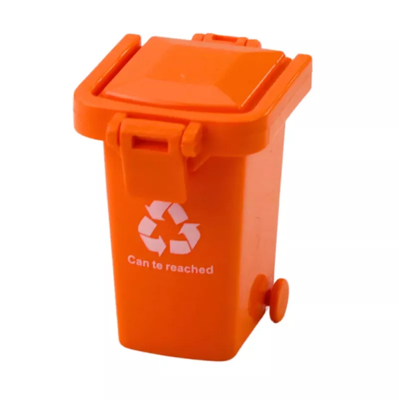 LEAN TOYS Camión de basura City luces sonidos naranja