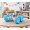LEAN TOYS Coche todoterreno acrobático con control remoto 360° azul 1:32