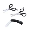 LEAN TOYS Set pequeño barbero cortapelos tijeras accesorios 10 piezas