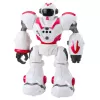 LEAN TOYS Robot RC interactivo con control remoto 16 funciones luces sonidos rosa