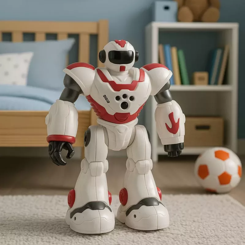 LEAN TOYS Robot RC interactivo con control remoto 16 funciones luces sonidos rosa