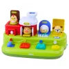 LEAN TOYS Juguete educativo interactivo para niños pequeños - Animales de granja pop-up
